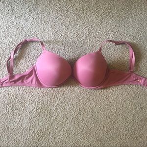 PINK Victoria's Secret dusty pink push up bra
